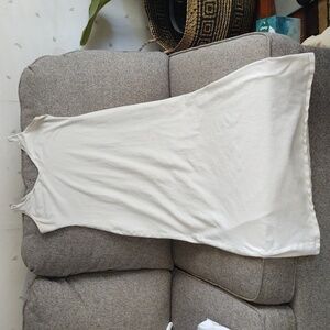 Elegant White Slip Dress